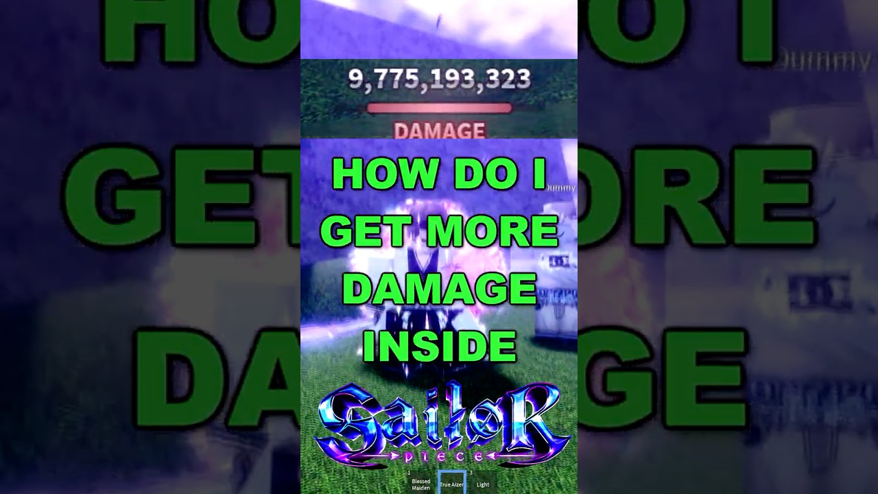 How Do I Get MORE DAMAGE In Roblox Sailor Piece?! (3 Minute Guide)