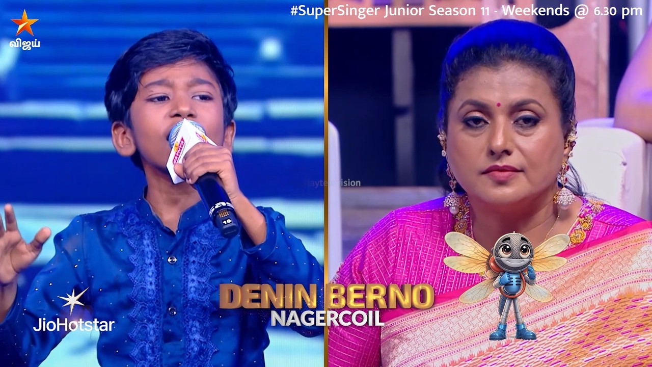 Aayiram Nilave Song by #DeninBerno 😍❤️ | Super Singer Junior 11 | Episode Promo