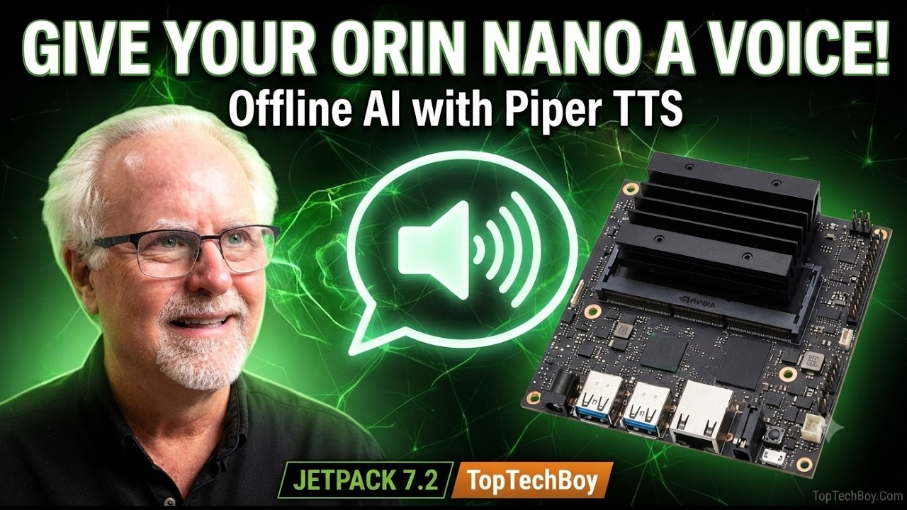 Give Your NVIDIA Jetson Orin Nano a Voice! (Piper TTS + JetPack 7.2)
