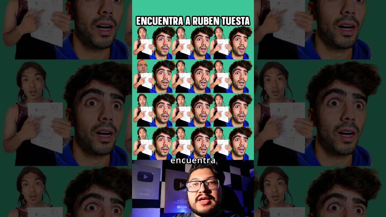 Adivina El YouTuber Muy Escondido Con El Enorme Éxito | Fede Vigevani, Ruben Tuesta, Yolo #shorts