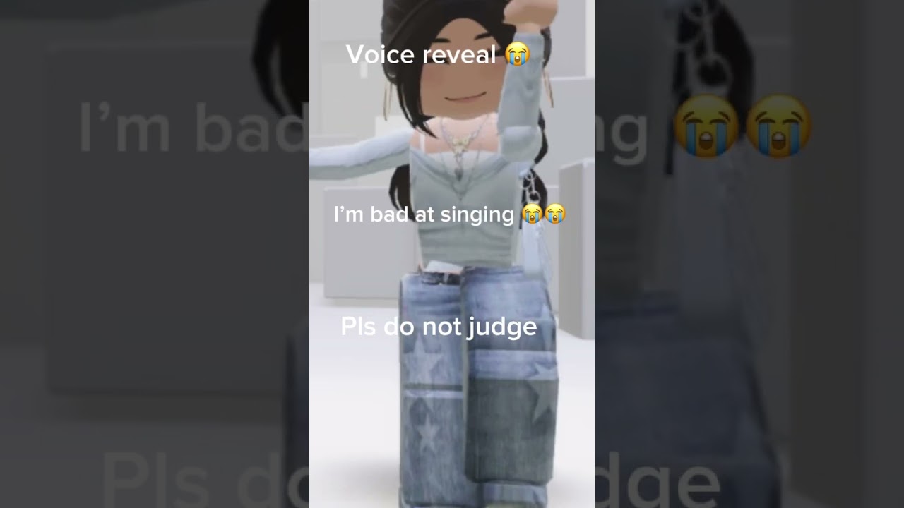 Voice reveal😱😱 #roblox