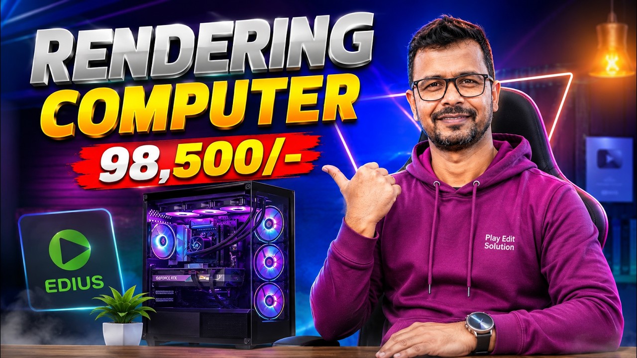 Ultra 7 265K Editing PC Build💻| Premiere Pro & DaVinci Resolve Ready | Best Editing Performance 2026