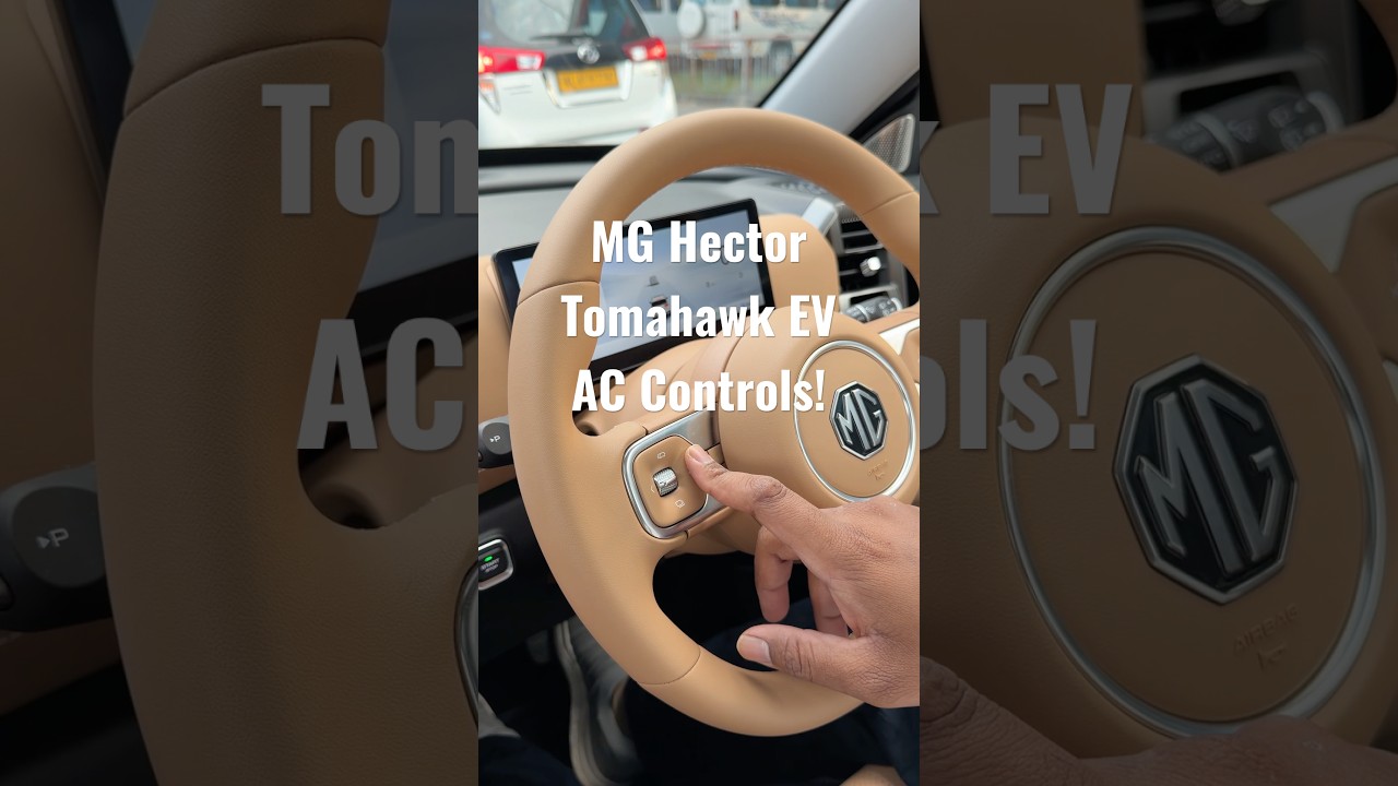 3 Way To Control AC! MG Hector Tomahawk EV AC Features Explained