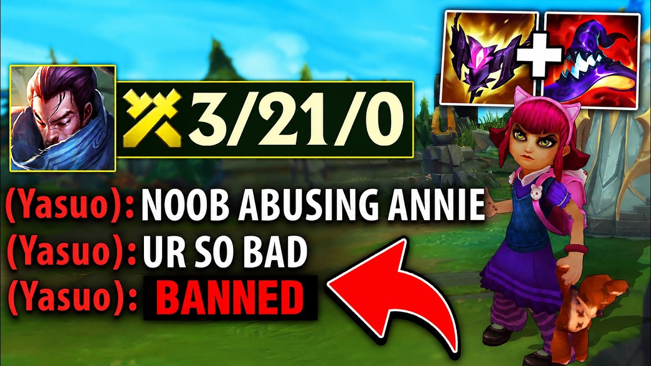 I made this trash talking Yasuo get BANNED for dying 21 times... (HE GOT ABUSED)