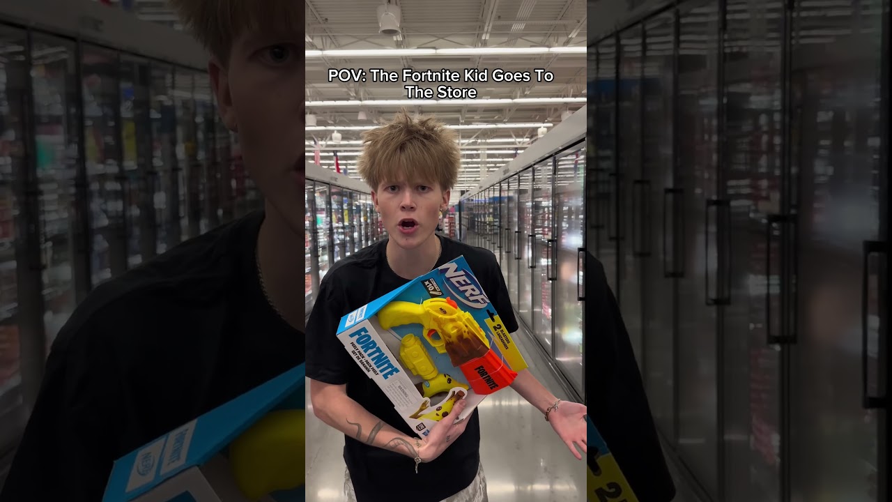 The Fortnite Kid At The Store…