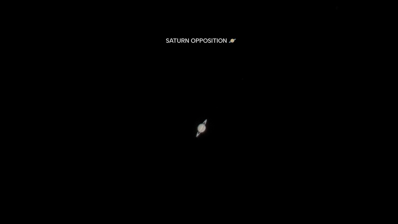 Saturn at Opposition 2026 through my telescope 🪐