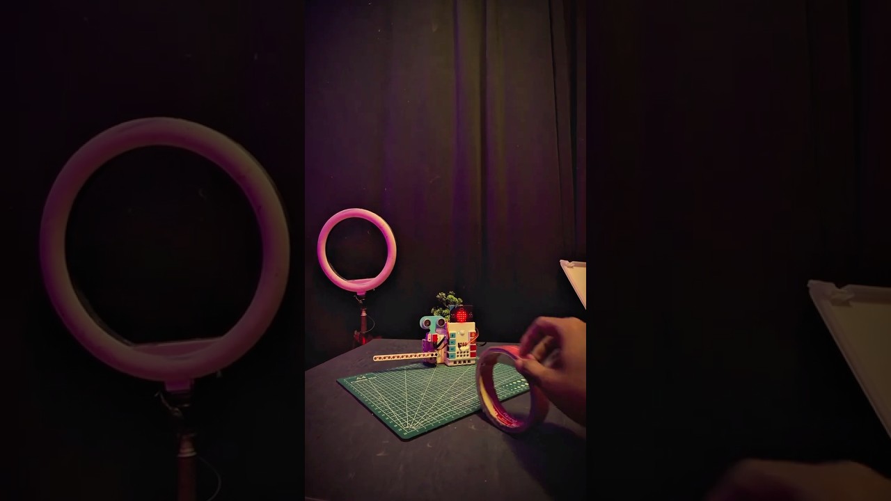 Build Smart Gate 🔥 Using Nezha Inventor Kit |  #bituexperiment #eleckfreaks