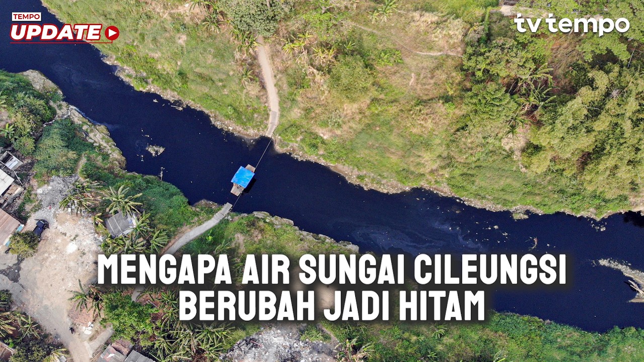 Mengapa Air Sungai Cileungsi Berubah Jadi Hitam