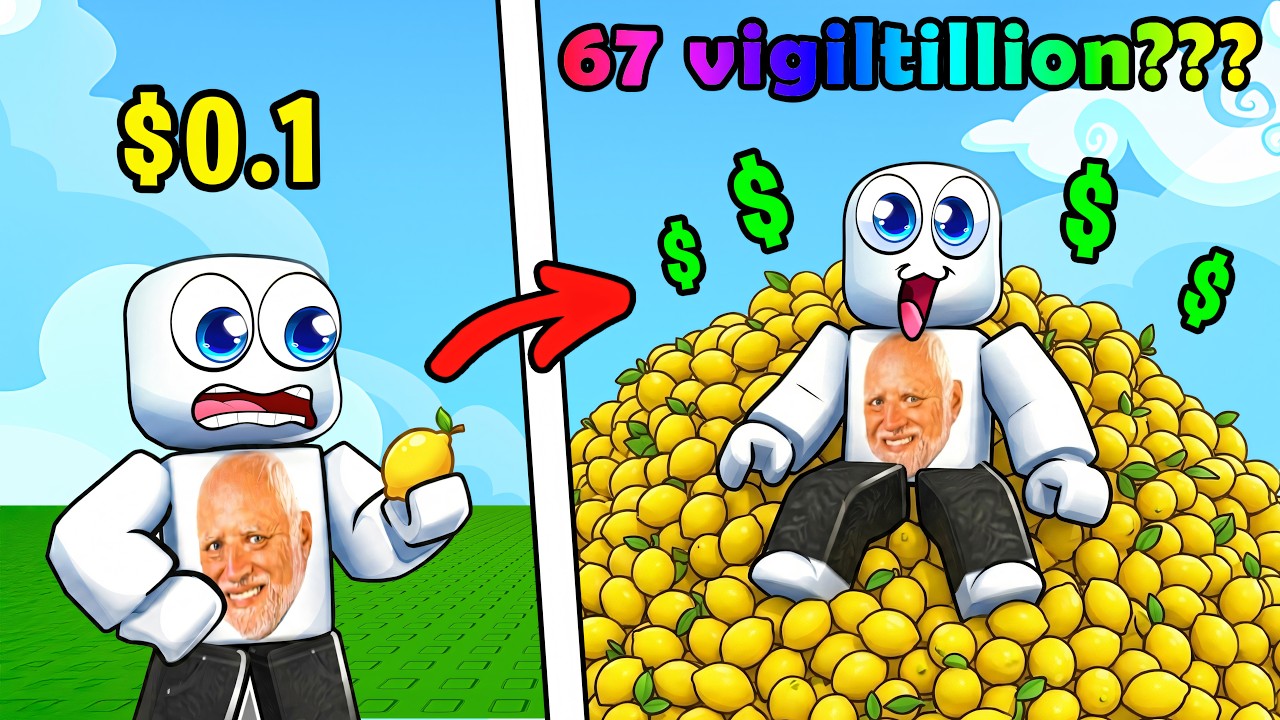 I Made $67 VIGILTILLION Selling Lemons..