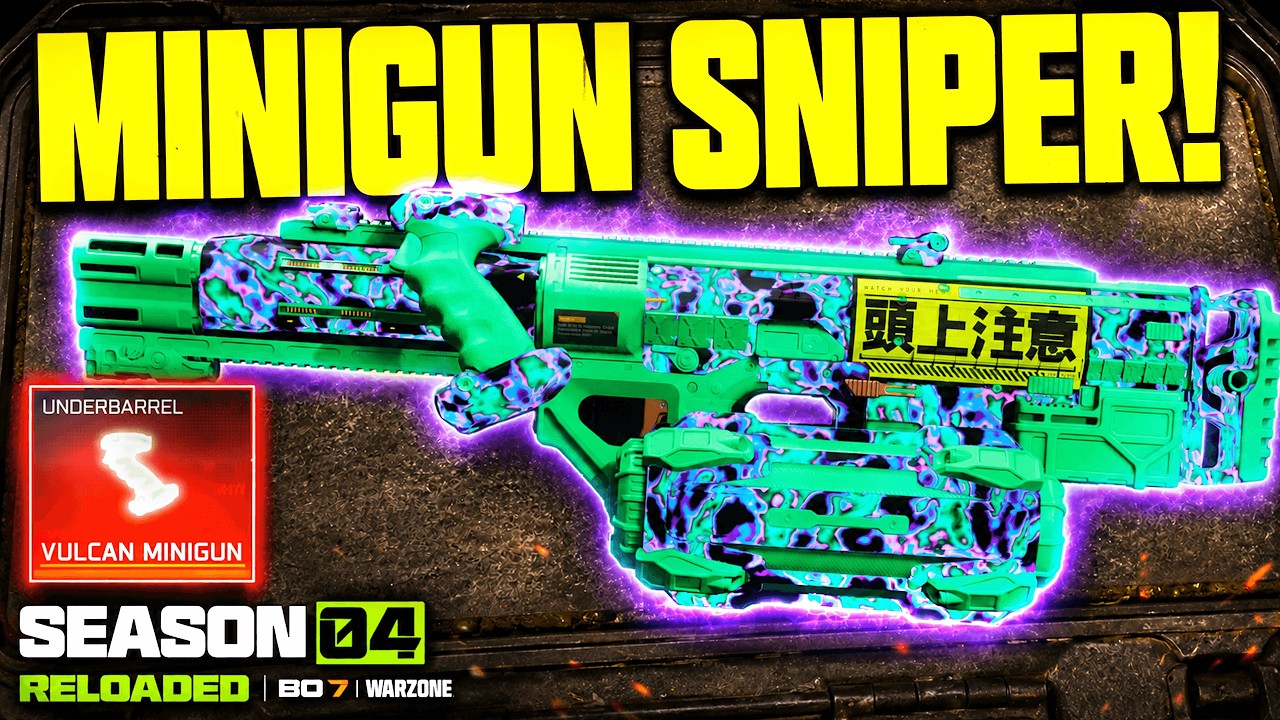 New XR3 ION "VULCAN MINIGUN" CONVERSION is CRAZY in BO7 SEASON 4 🎯 (Best XR3 Ion Class Loadout Meta)