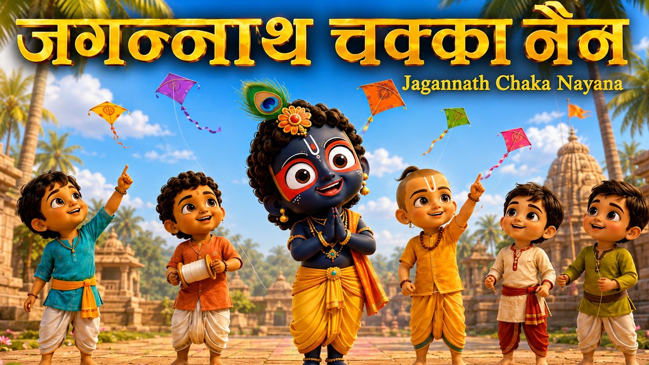 Jagannath Chaka Nayana Kids Version | जगन्नाथ चक्का नैन नीलाचल वाले | Kids Jagannath Song