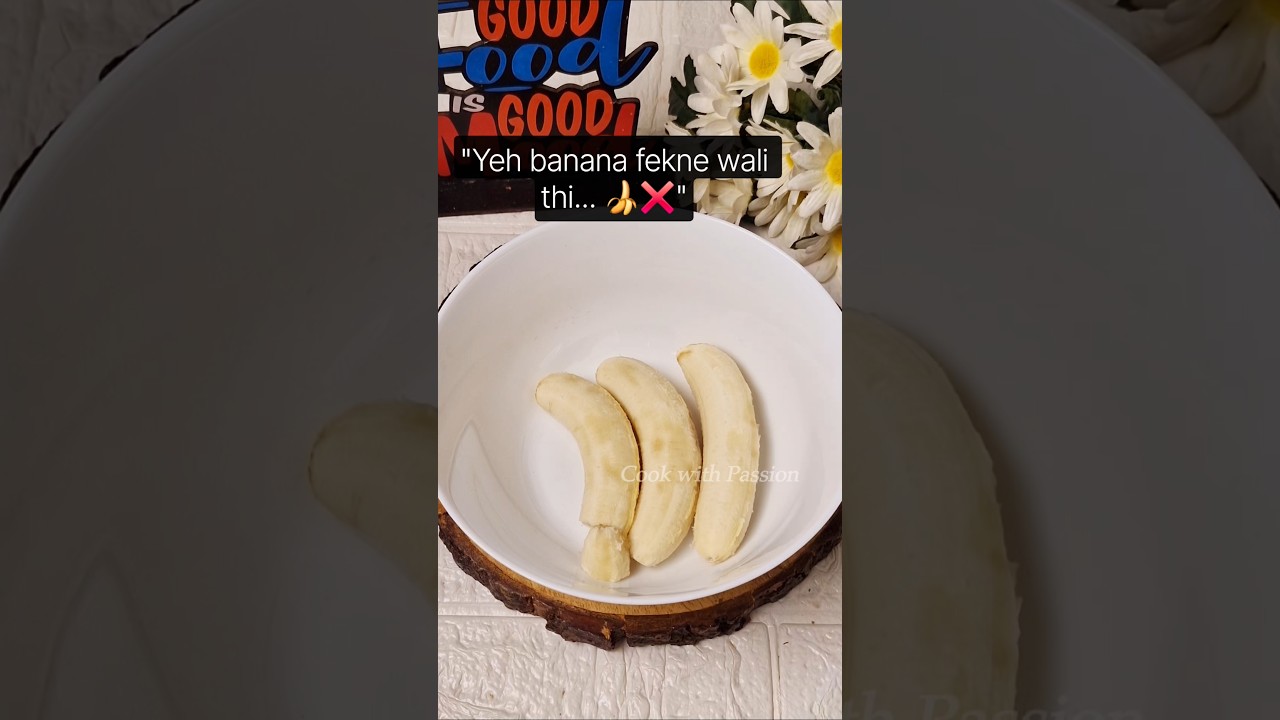 Overripe Bananas Ko Waste Mat Karo! 🍌 | Healthy Banana Cake #shorts