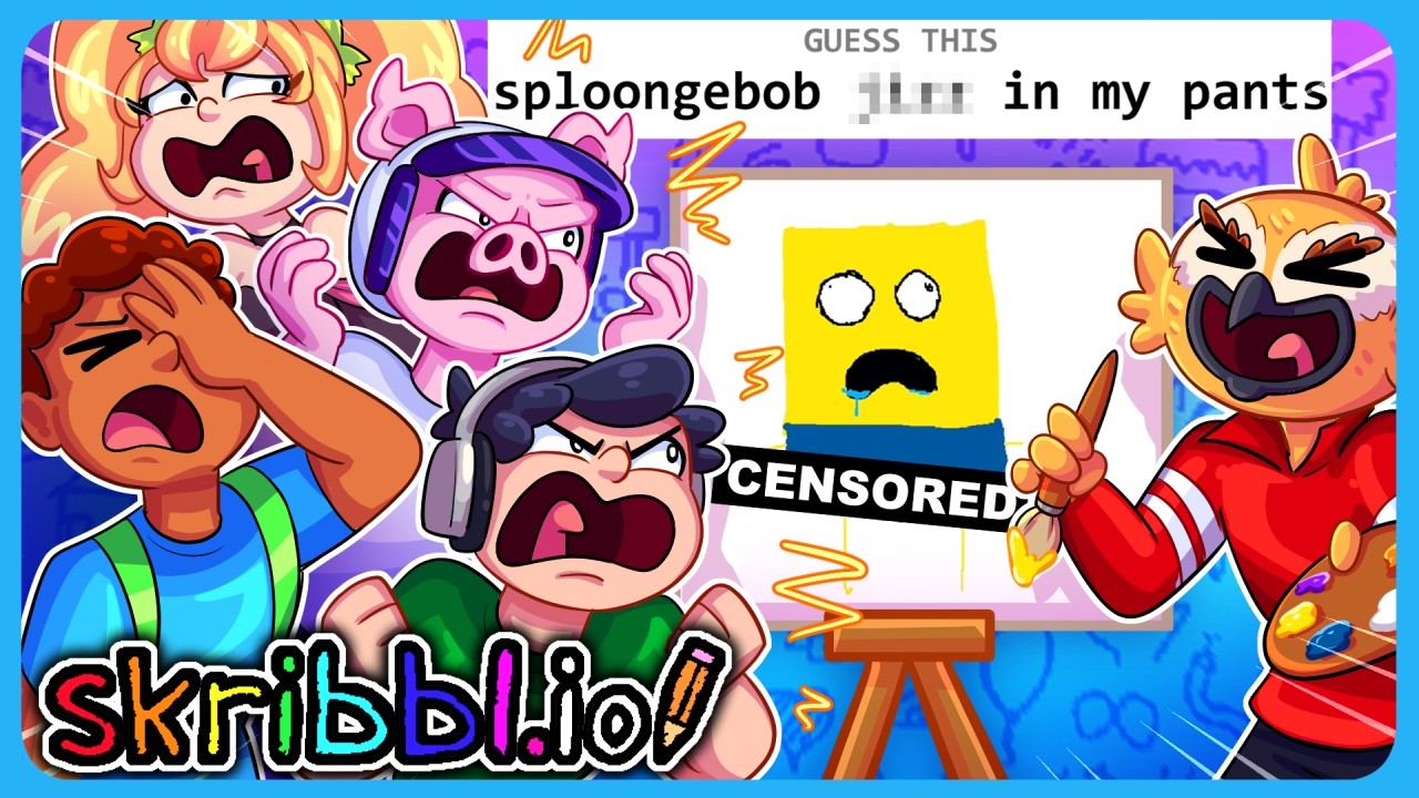 Skribblio But Vanoss Ruins It With Dumb Custom Words