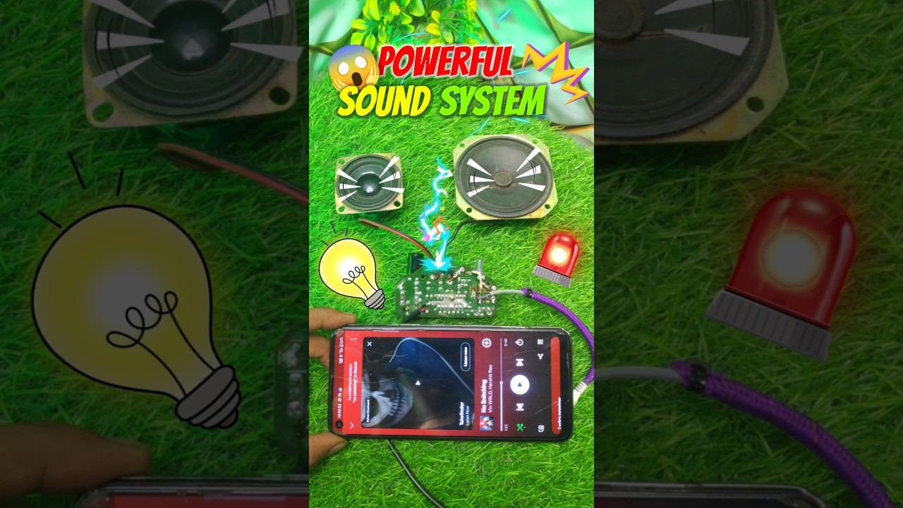 😱 Mini Powerful Amplifier #shorts #viral #trending #experiment #diy #diycrafts #shortvideo