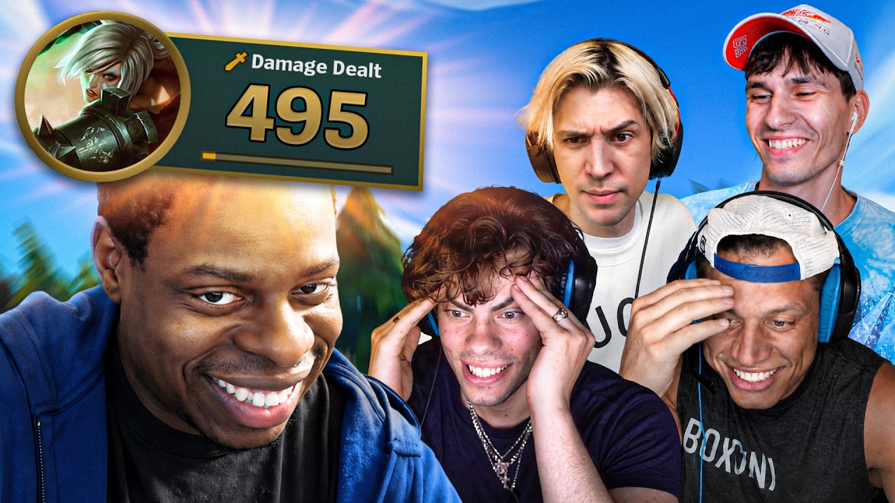 Kadeem Unlocked An Impossible Achievement In Ranked 5s w/ Tyler1, xQc, ThatMartinKid