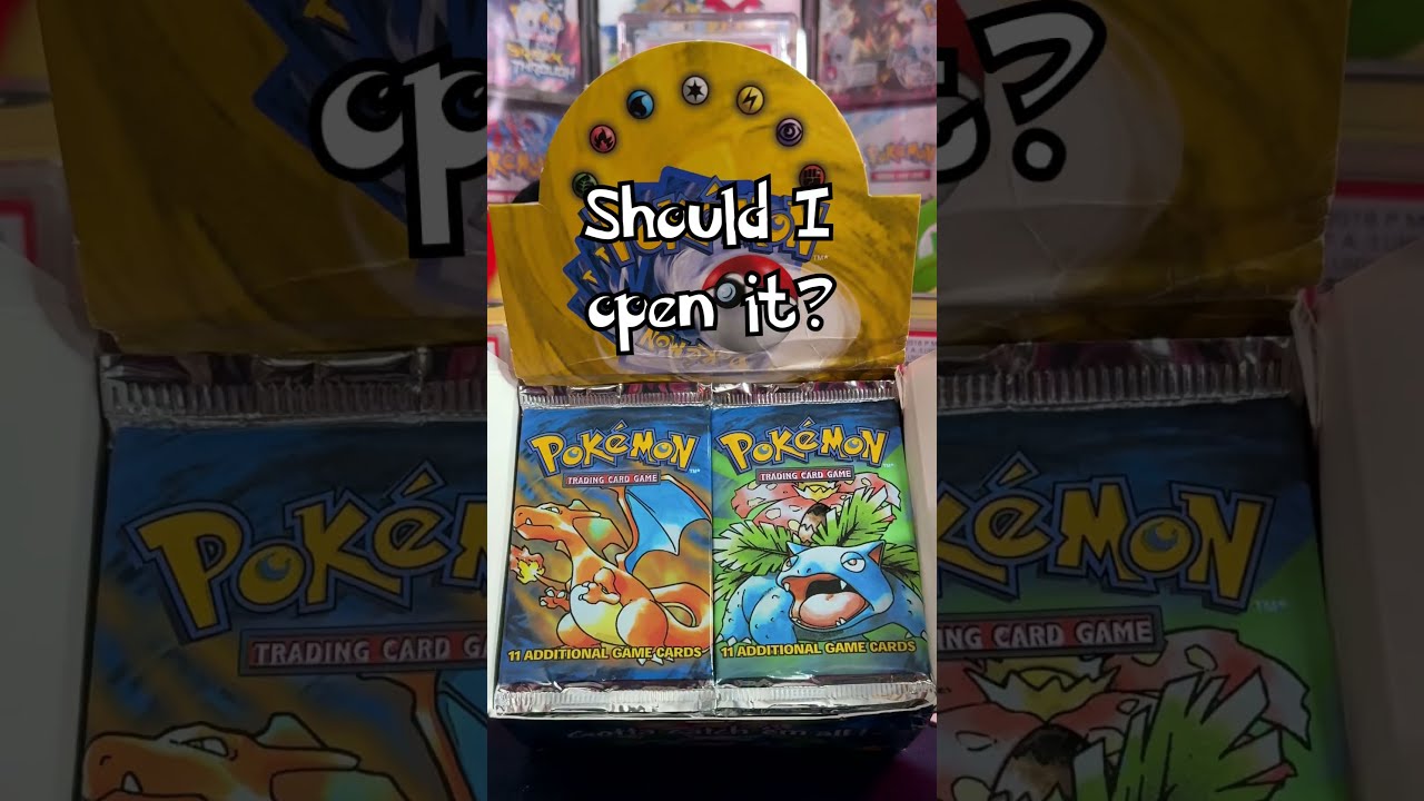 Should I Open it? Or Should I Keep it Sealed? - Episode 750 - Base Set Booster Box from 1999