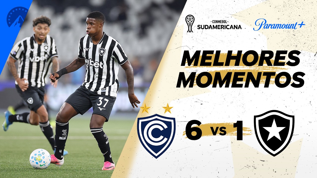 CIENCIANO 6 X 1 BOTAFOGO - CONMEBOL SULAMERICANA 2026 | Paramount+ Brasil