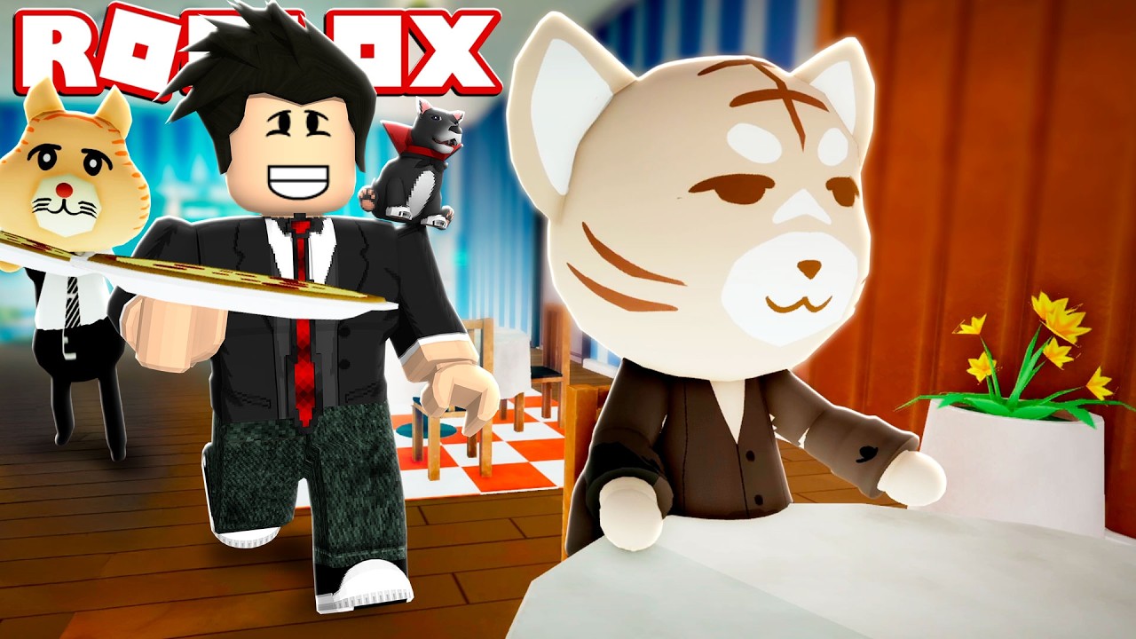 LOKIS NO RESTAURANTE DOS ANIMAIS | Roblox - Animal Restaurant