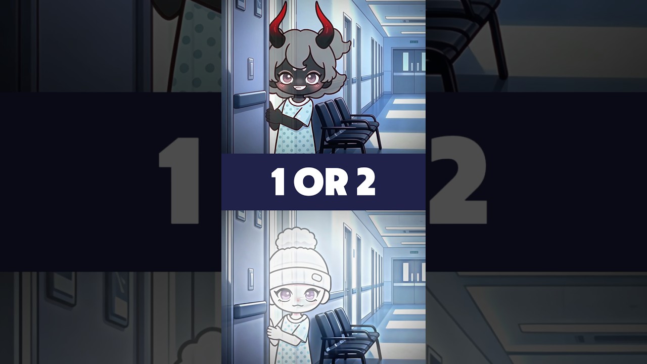 Who was that little girl? 😱 1 or 2 #ahaworld #gaming #gacha #trending #shorts