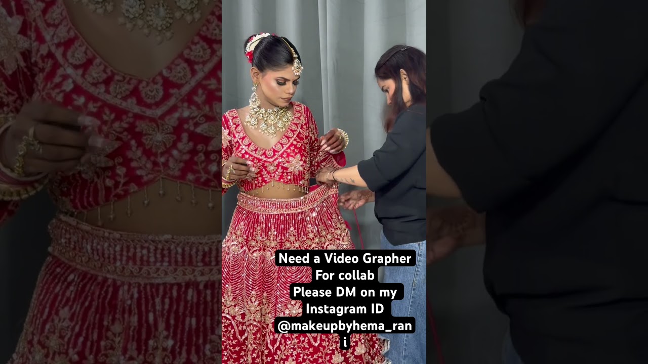 Only for collab #youtubeshorts #makeup #delhibased #bridelmakuplook #viral #makeupbyhema_rani