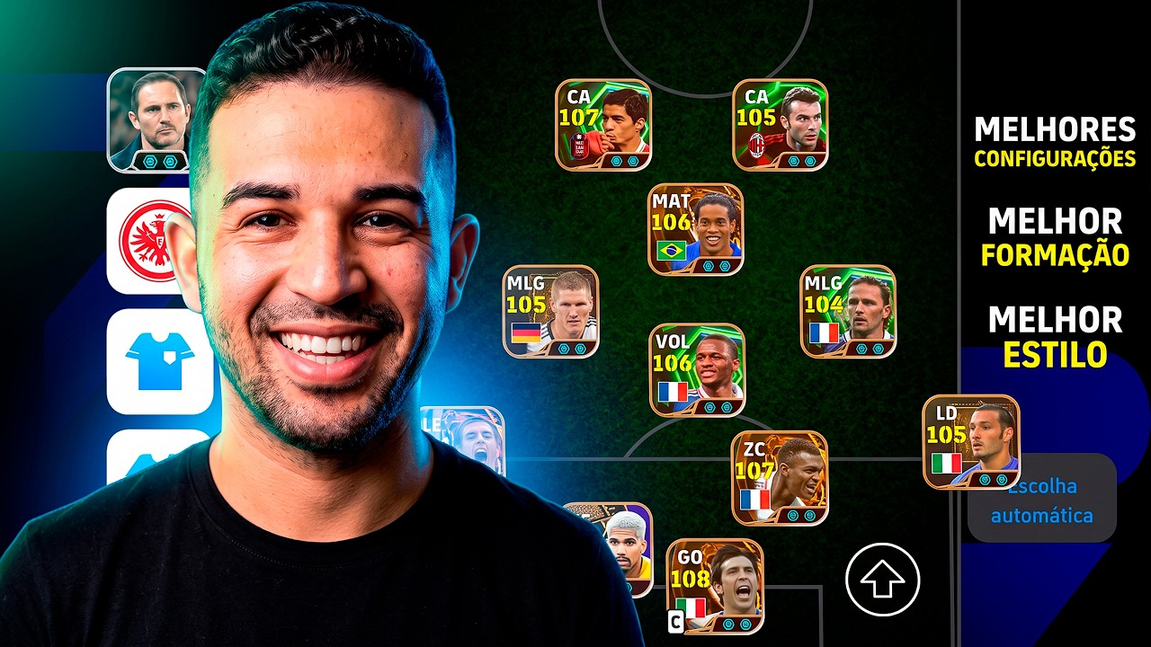 🚨 MELHORES CONFIGURAÇÕES, FORMAÇÕES E ESTILOS DE JOGO PARA COMEÇAR BEM NO EFOOTBALL 2027 MOBILE