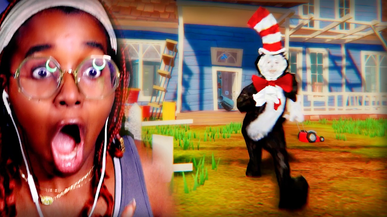 THE CAT IN THE HAT IS IN HELLO NEIGHBOR
