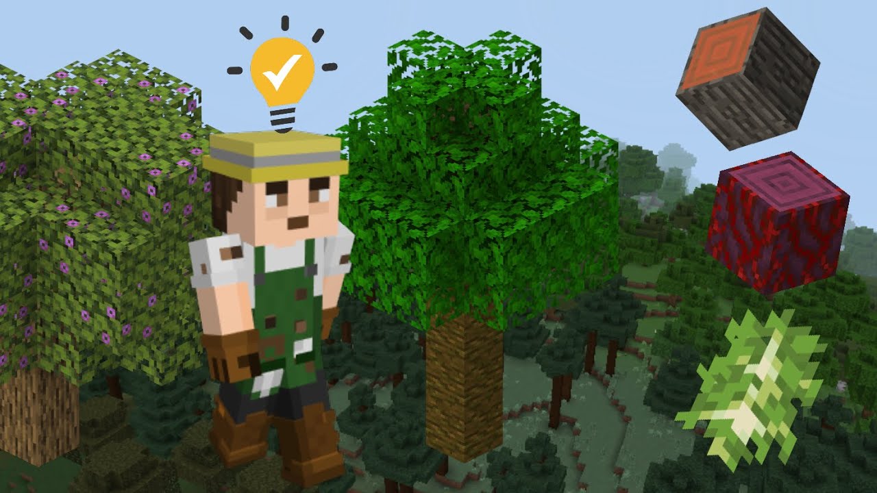 Everything about TREES in Minecraft !