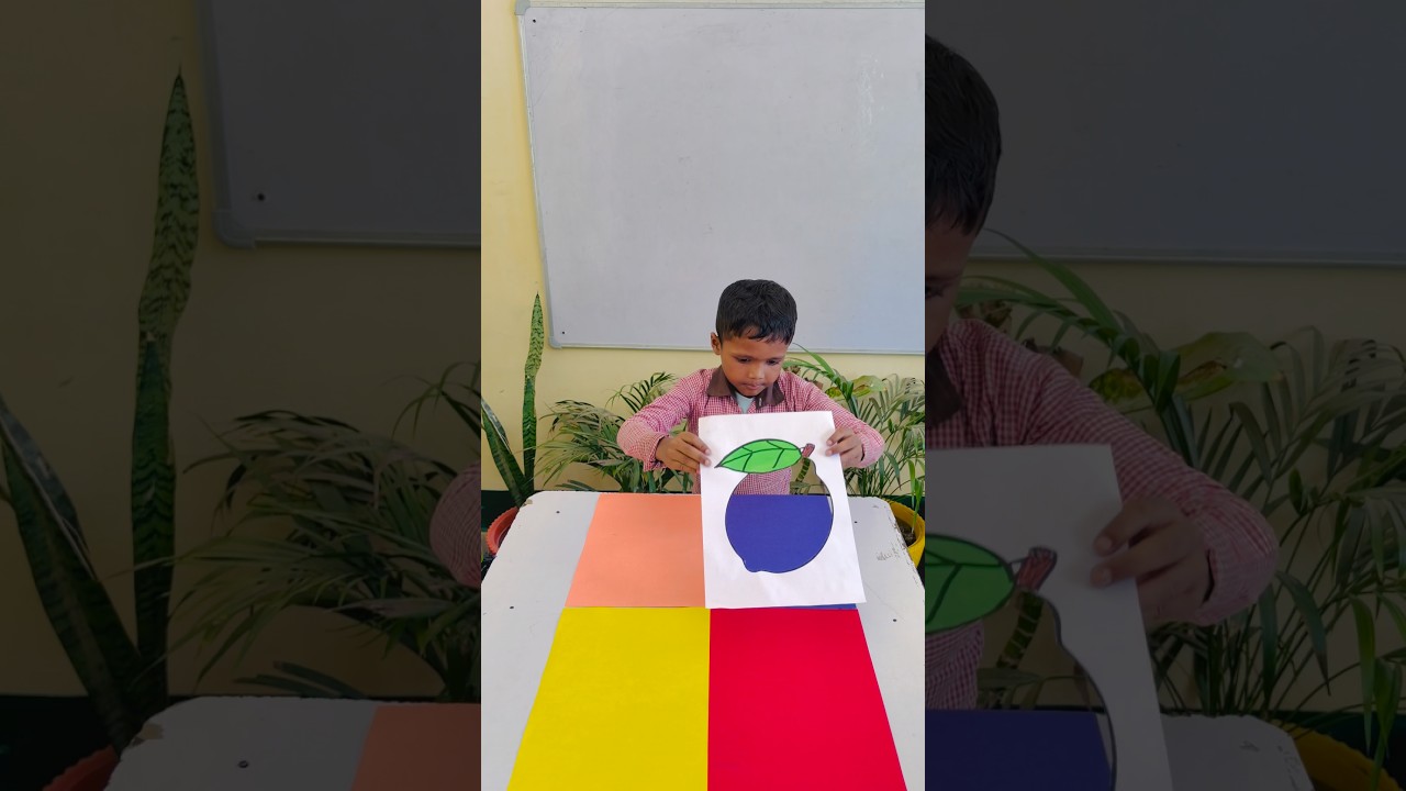 सब्जी और फलों के रंगों से मिलान #smartkids #education #funny #childgenius #kidslife #cutekids
