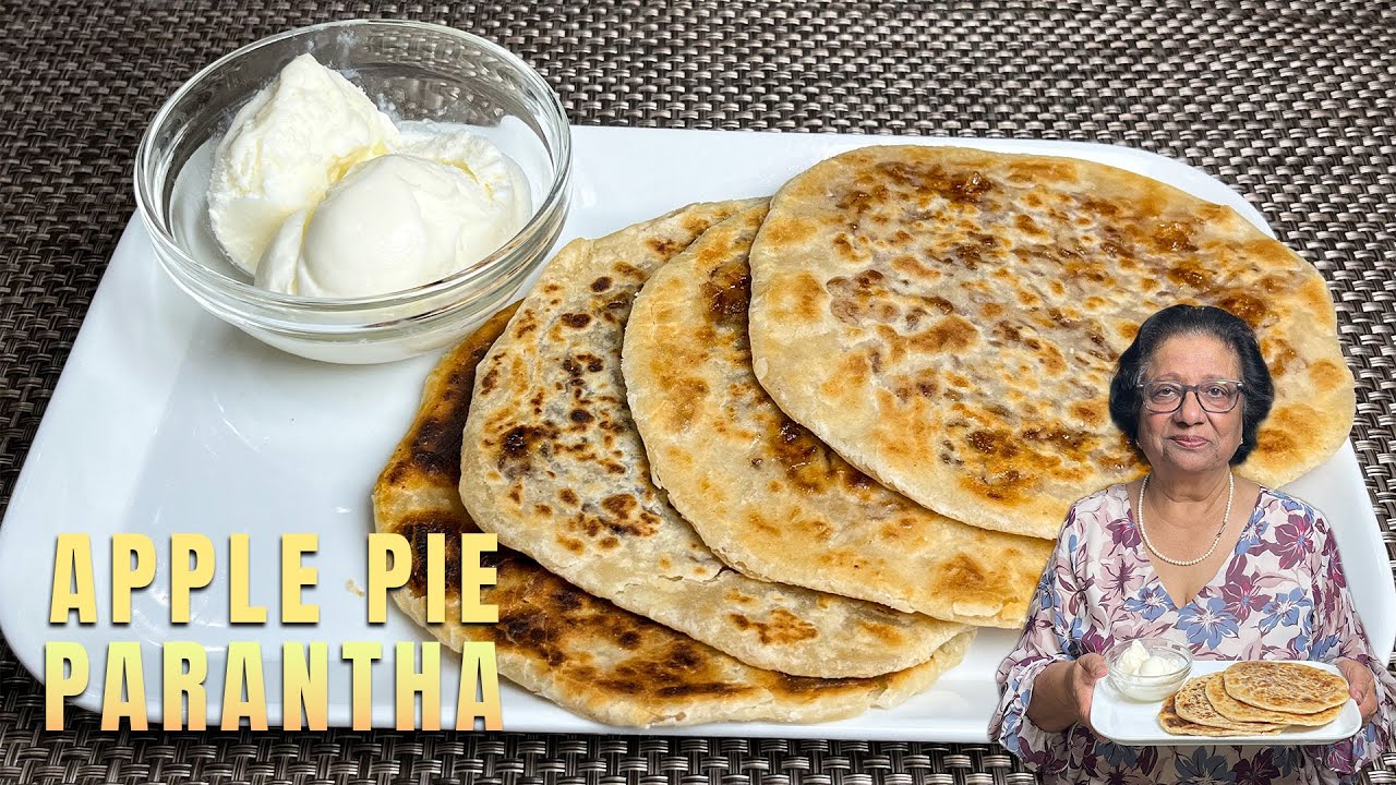 Apple Pie Paratha - A Sweet Fusion Delight 🍎🥞