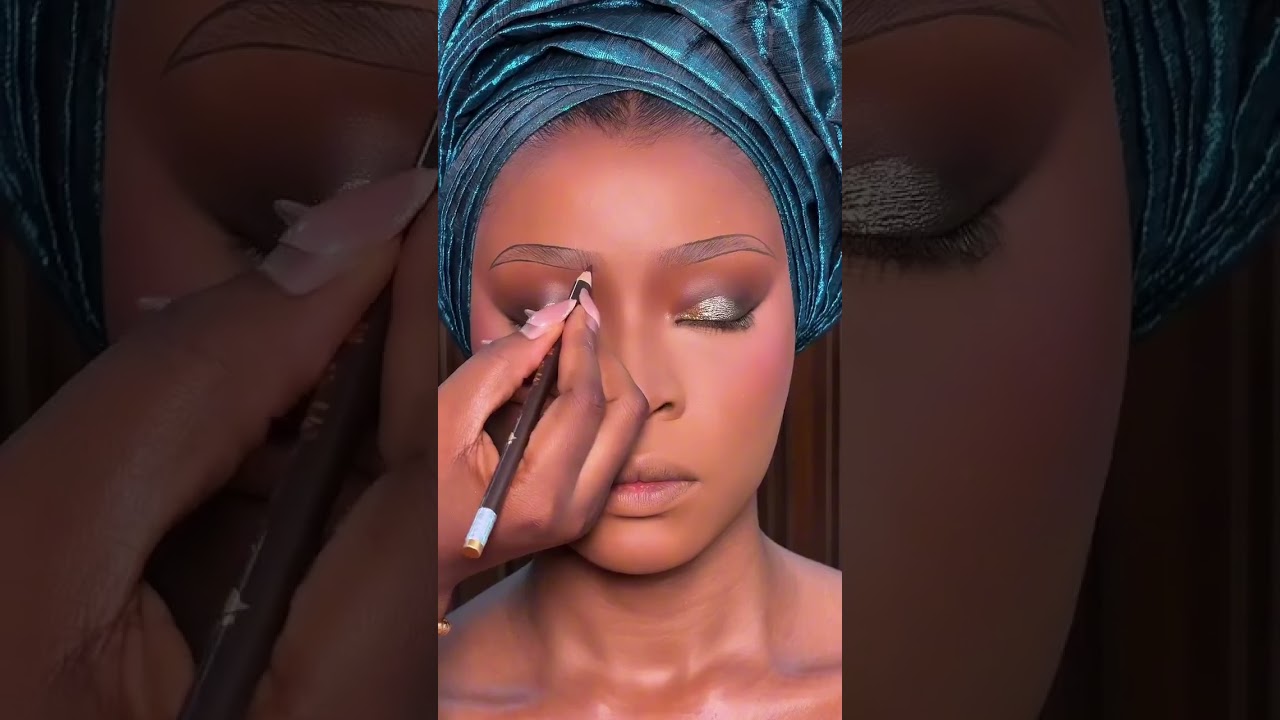 Just her eyebrows #youtubevideos #makeuptutorial #foryourpage #makeup #viral_video