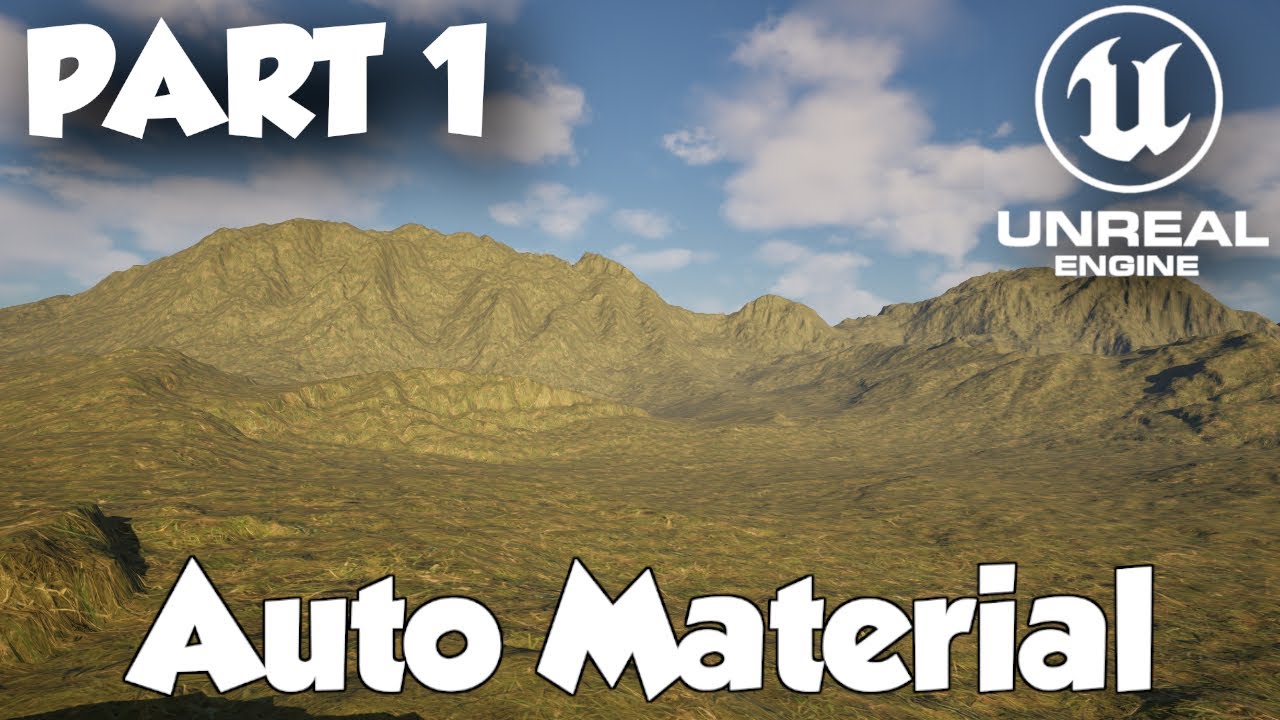 Landscape Auto Material Tutorial Part 1 | Material Setup & Tiling | Unreal Engine 5