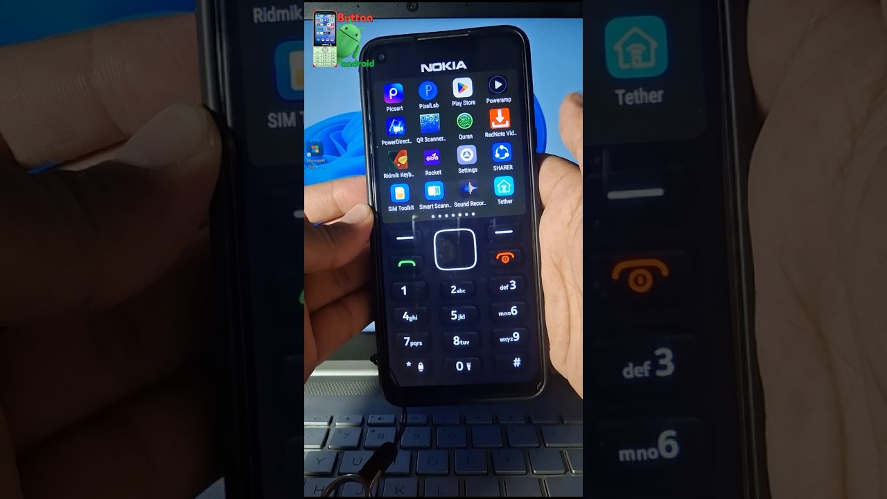 nokia 1280 android mobile.button android.best keypad phone 2026. #nokia1280 #shorts