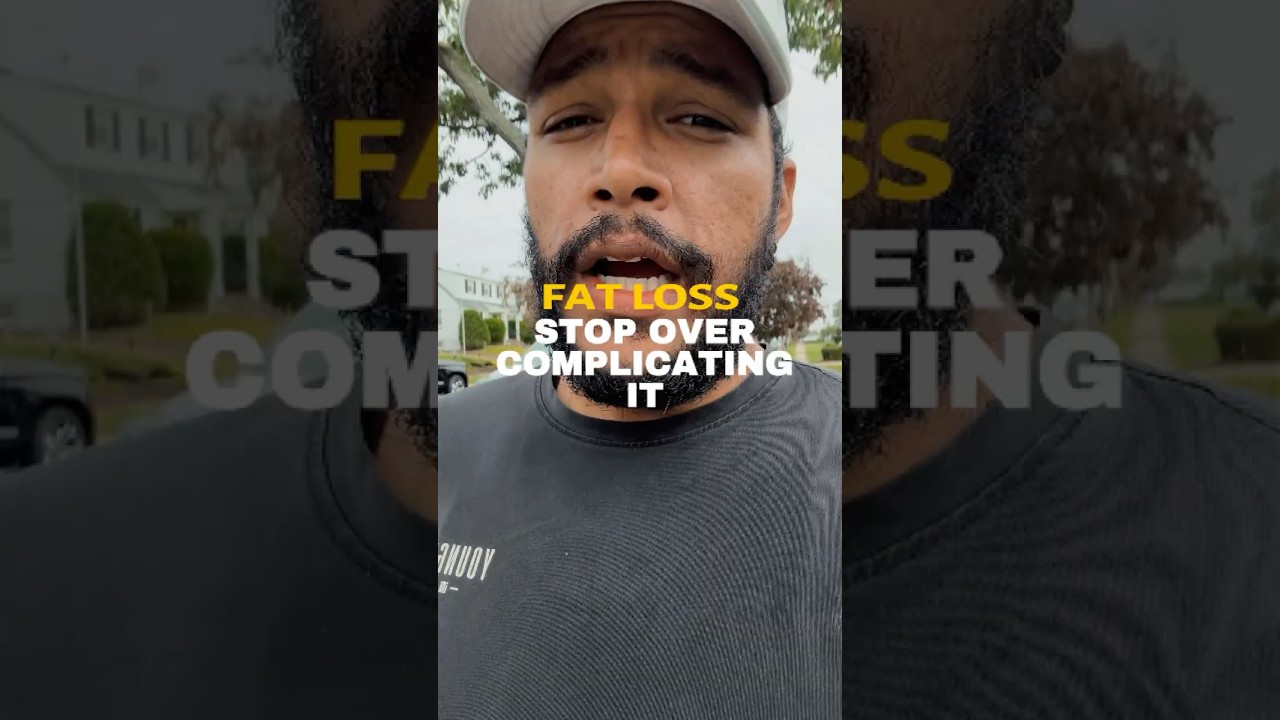 Stop complicating the basics  #fitness #fatloss #weightlossjourney