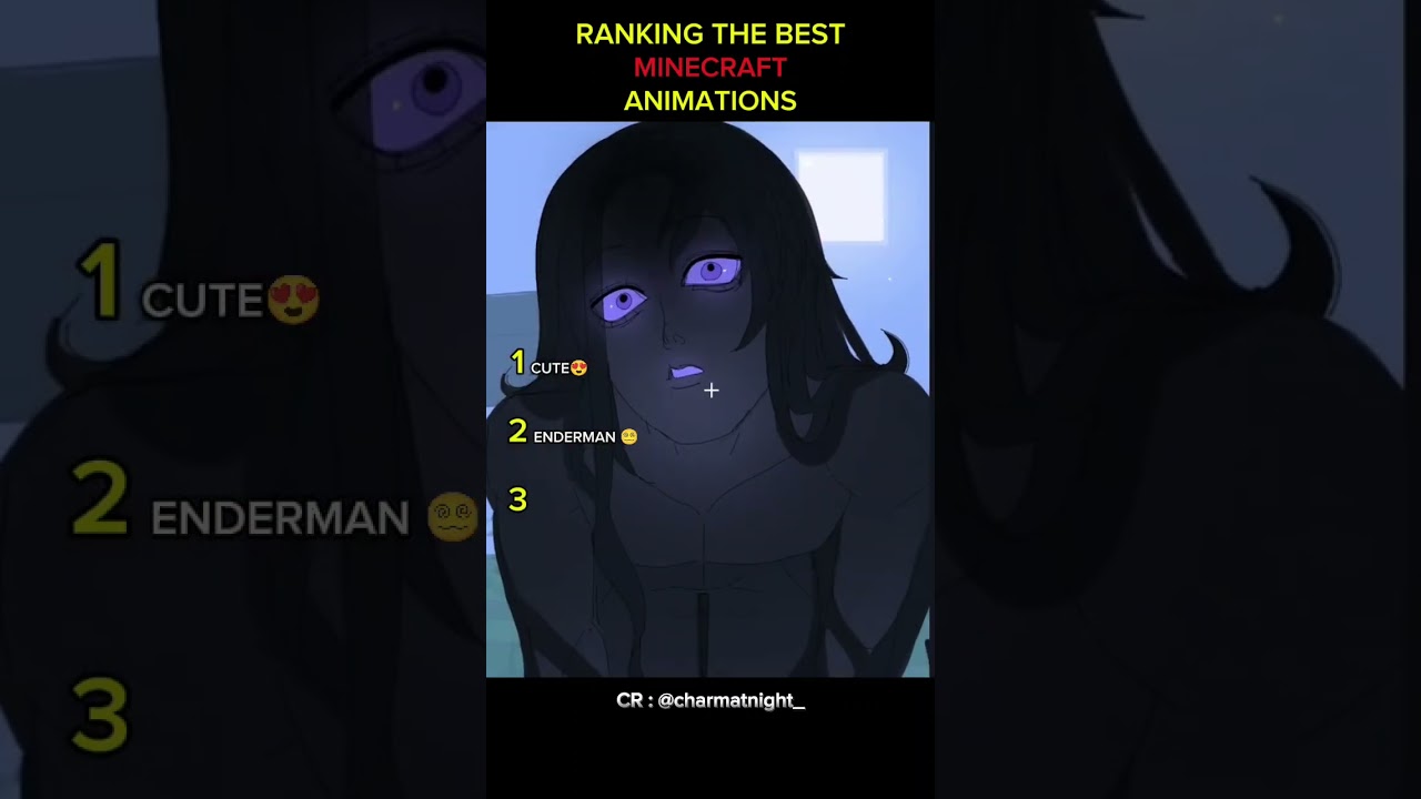Enderman is a little scary but alluring. #minecraft #oc #animation #art #trendingshorts #viralvideo