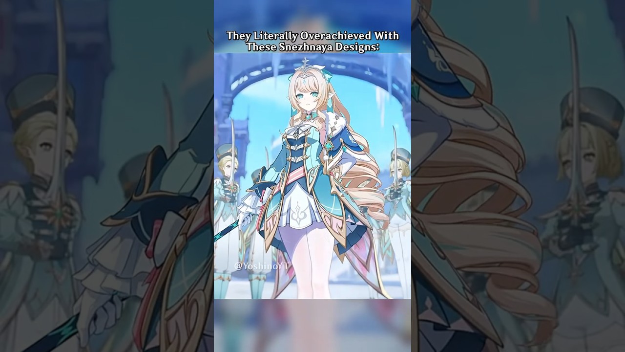 Snezhnaya Character Designs Are Looking Absolutely Peak