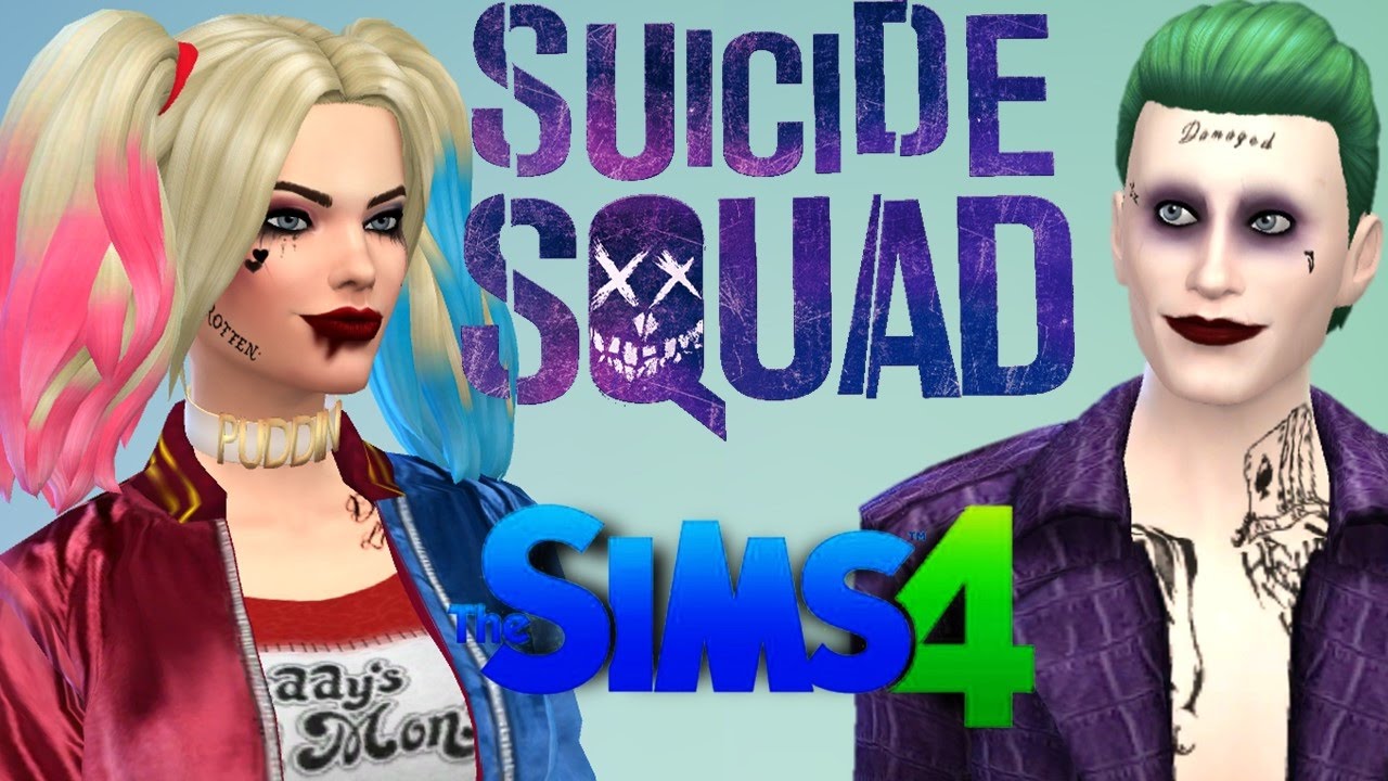 The Sims 4 - Criando o Esquadrão Suicida (Harley Quinn & Joker)