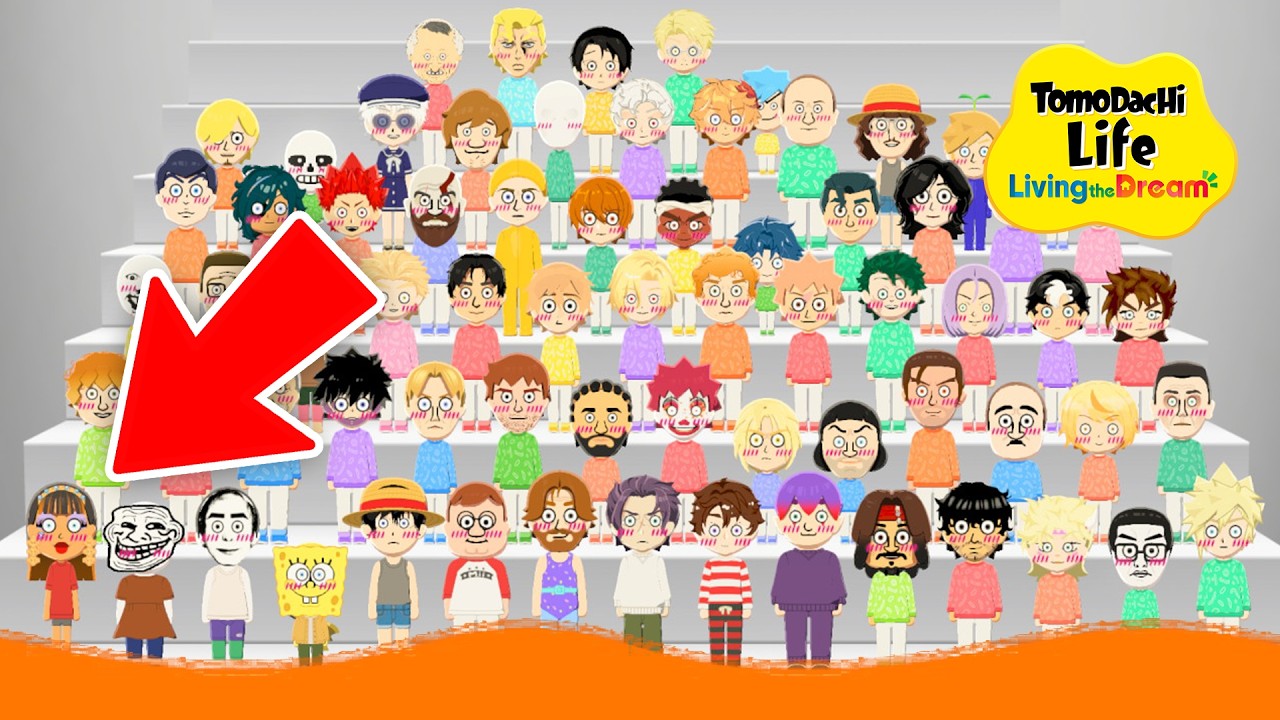 What Happens If You Put ONLY 1 Girl Mii and 69 Boy Miis on Your Island in Tomodachi Life