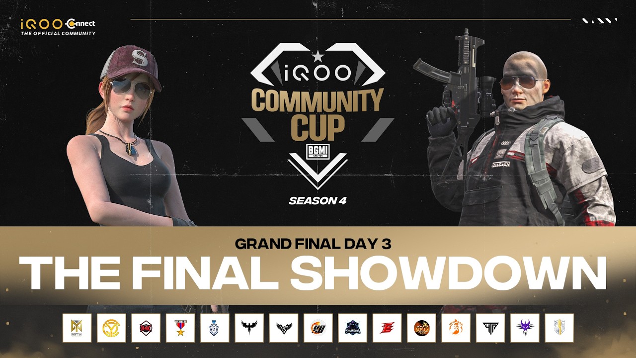 iQOO Community Cup Season 4 | Grand Finals Day 3 | 25 APRIL 2026🔥 #iQOOCommunityCup