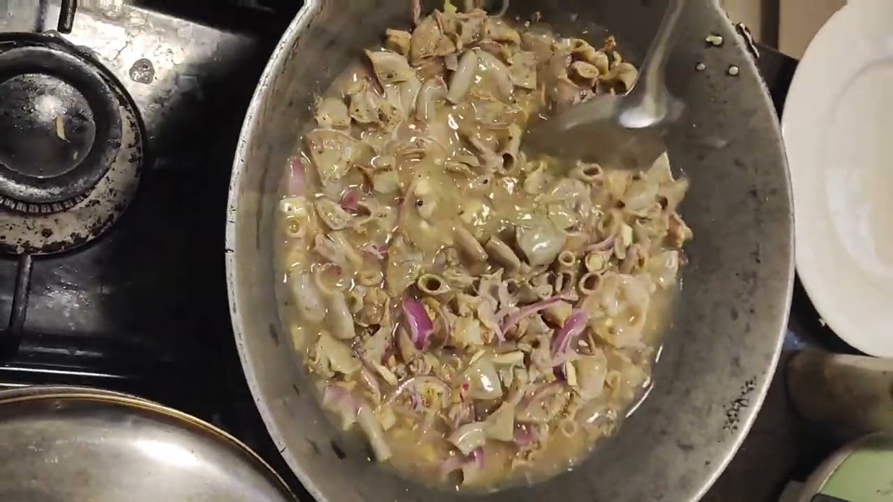 Kilawin bituka ng baboy mga repa.