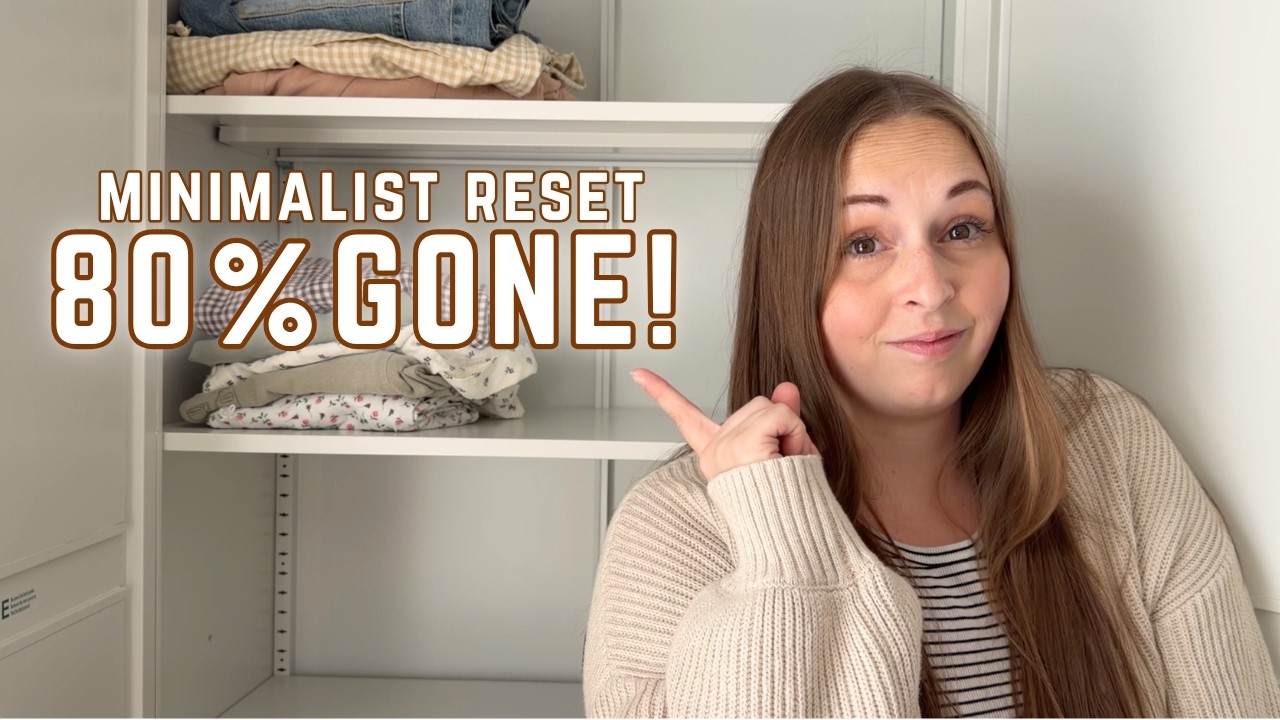 I Decluttered 80% of My Wardrobe | Minimalist Closet Reset