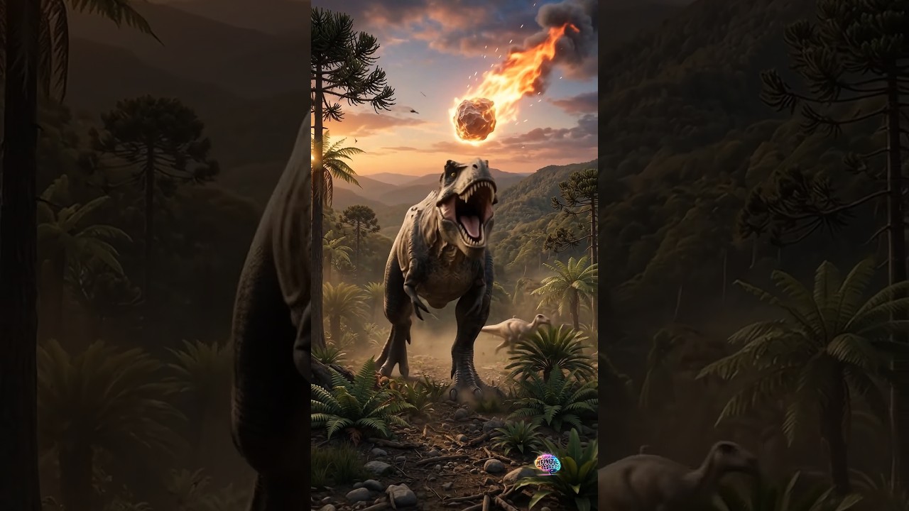 The Asteroid That Ended the Age of Dinosaurs ☄️| Asteroid Day #shorts