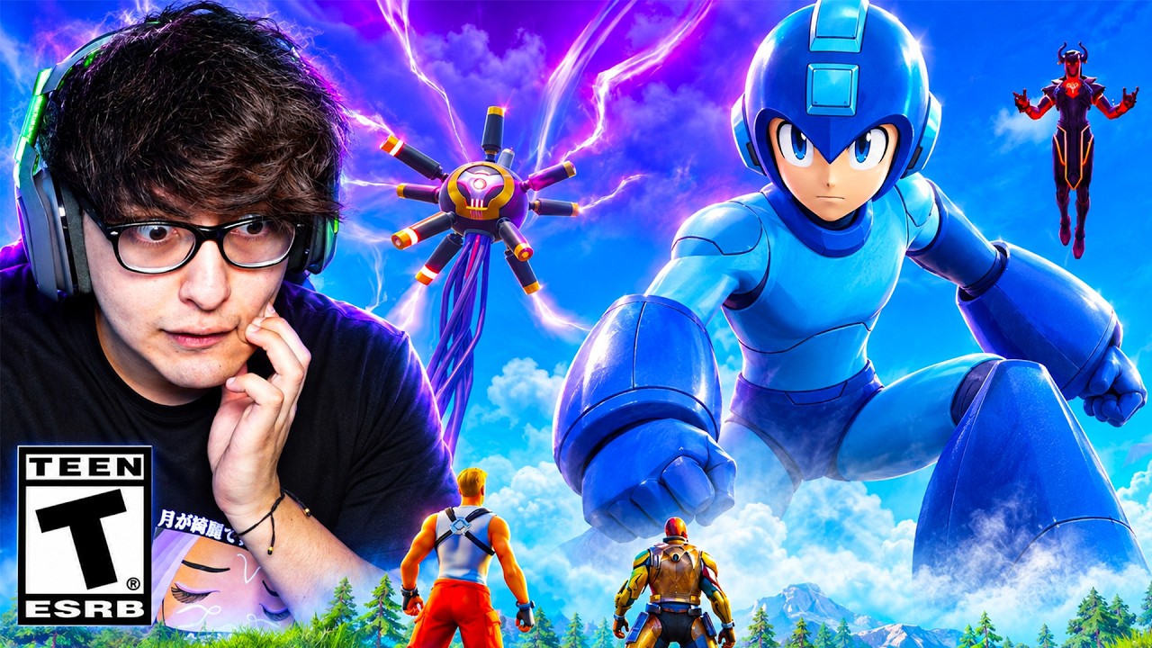 CONSEGUÍ LA SKIN DE MEGAMAN EN FORTNITE
