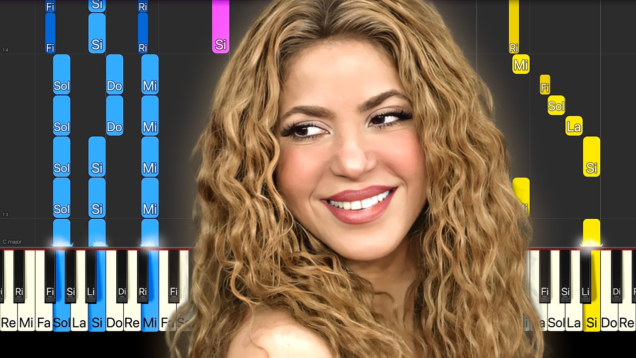 Dai Dai - Shakira - Piano Tutorial