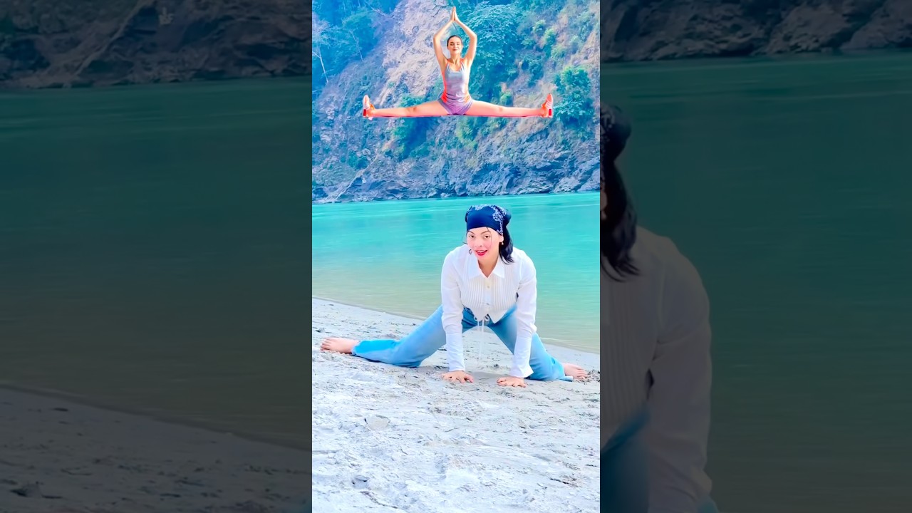 Try this steps for middle 😯 #shorts #motivational #yoga
