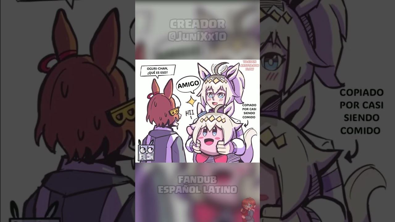 OGURI CAP CONOCE A KIRBY - Fandub Español #umamusume #kirby #shorts #viral #reels #shortvideo #fyp