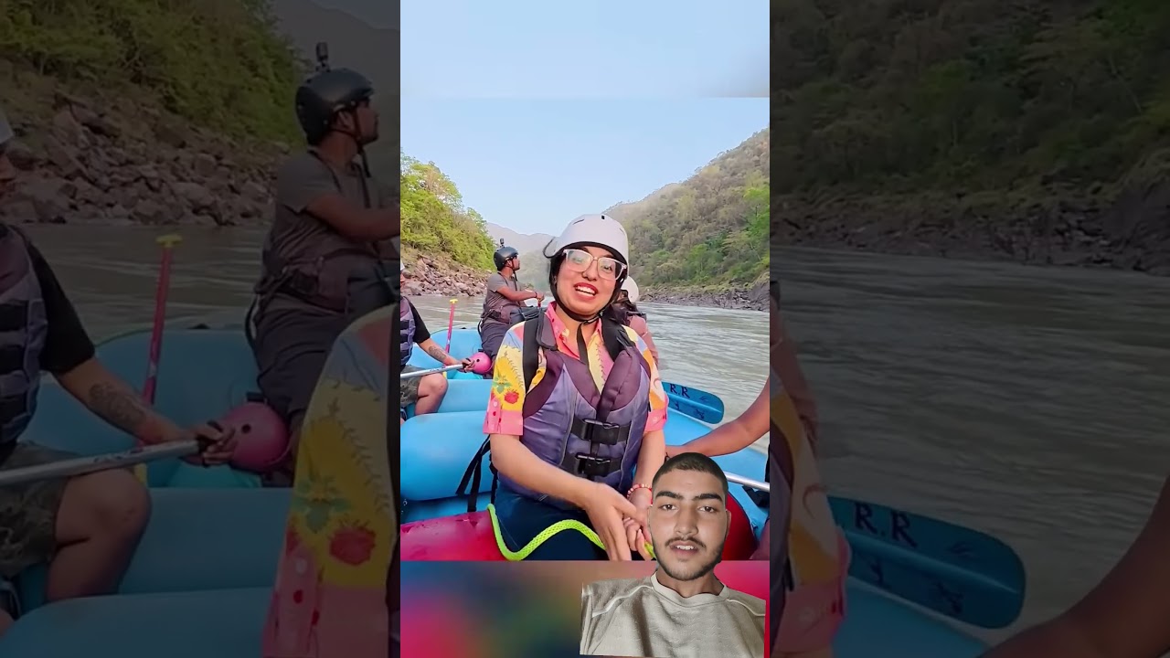 Boat ride in Rishikesh 🚣#viral #trending #funny #shorts #fyp #foryou #boat