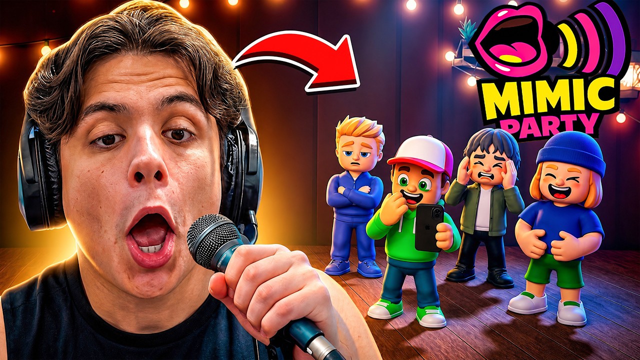 TENTE NÃO RIR 🤣 PAULINHO O LOKO o JOGANDO MIMIC PARTY COM os AMIGOS  (Modder Clips)