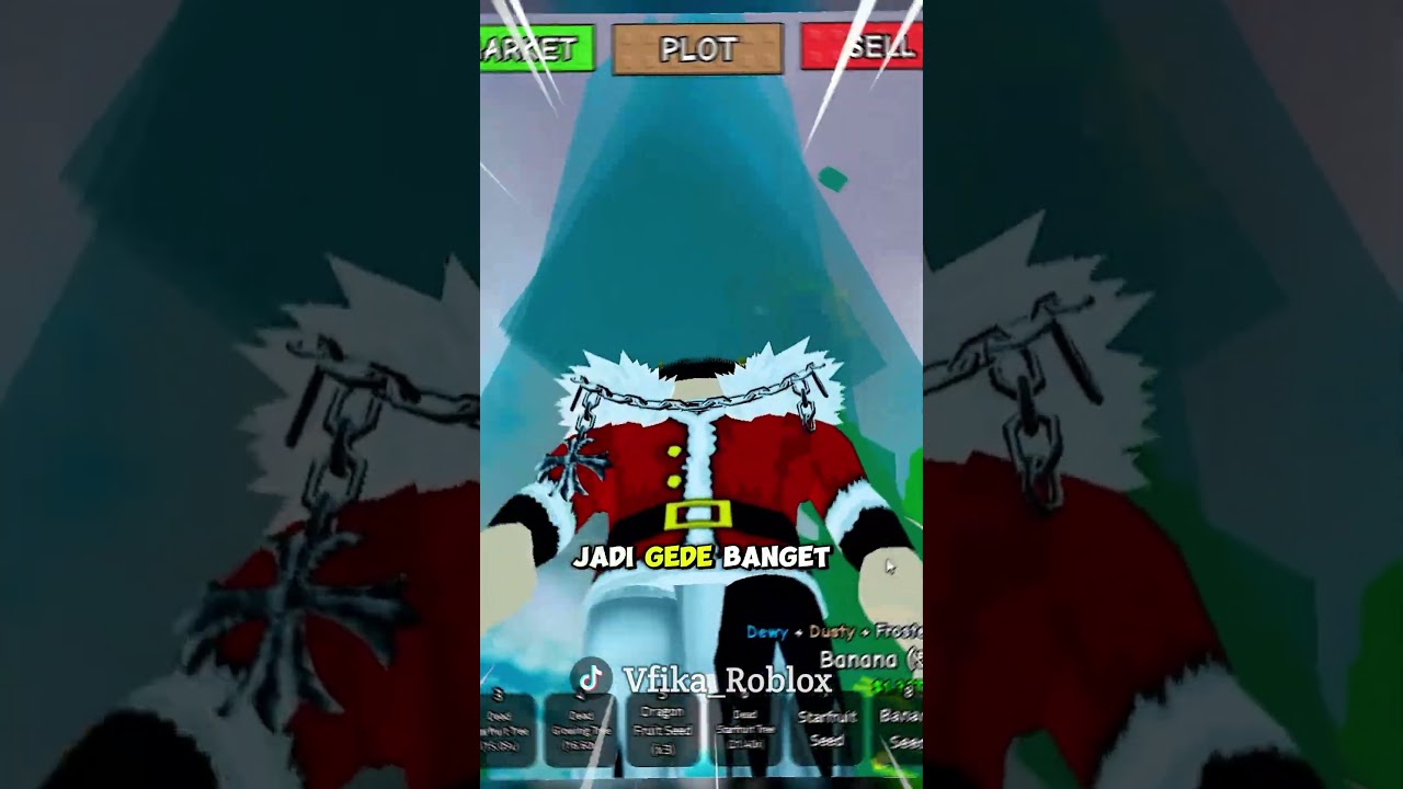 AKU BUKTIKAN REAKSI BIJI VFIKA DAPAT TANAMAN RAKSAAA #roblox #bloxfurit