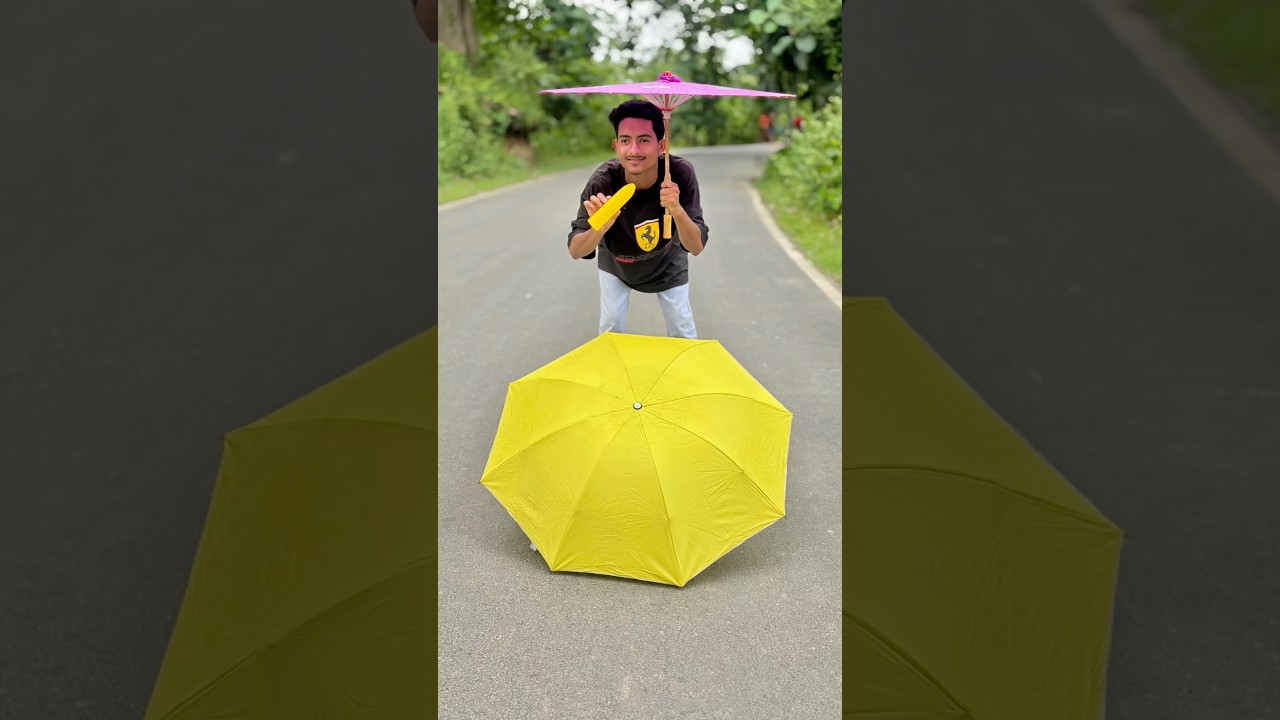 Mini Coloring Umbrella Vs UV Banana Umbrella Unboxing |