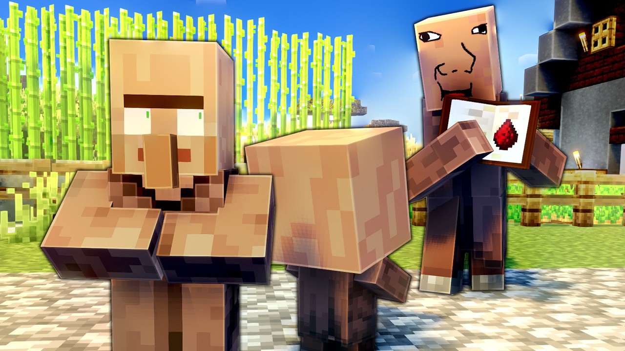 When Minecraft Villager Learns Redstone...